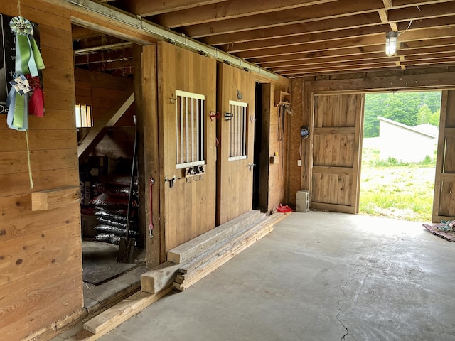 view of stable