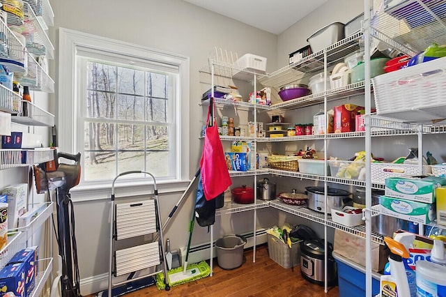 view of storage room