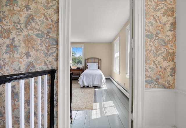 197A Perkins St, Castine, ME 04421 - bedroom with a baseboard radiator and wood finished floors