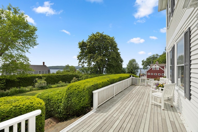 197A Perkins St, Castine, ME 04421 - view of deck