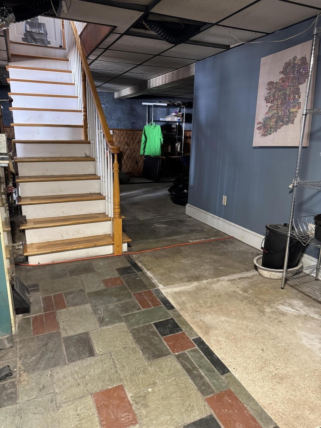 365 Snakeroot Rd, Pittsfield, ME 04967 - finished basement with baseboards and stairs