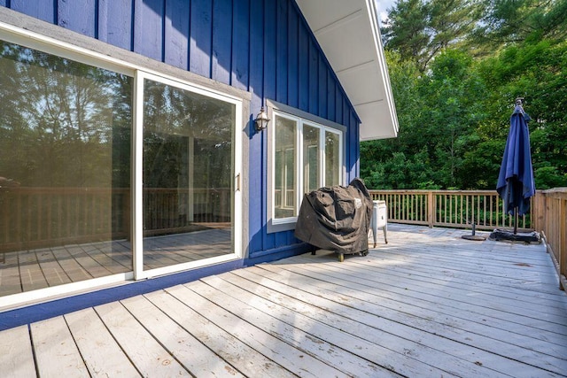 314 Meadow Rd, Topsham, ME 04086 - view of wooden terrace