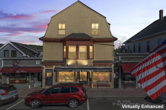 27 Townsend Ave, Boothbay Harbor, ME 04538 - view of front of house featuring a gambrel roof