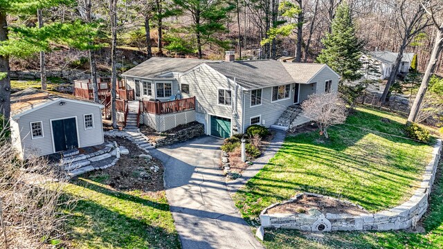 3 The Ledges St, Hallowell, ME 04347 - birds eye view of property