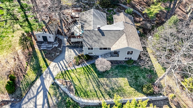 3 The Ledges St, Hallowell, ME 04347 - birds eye view of property