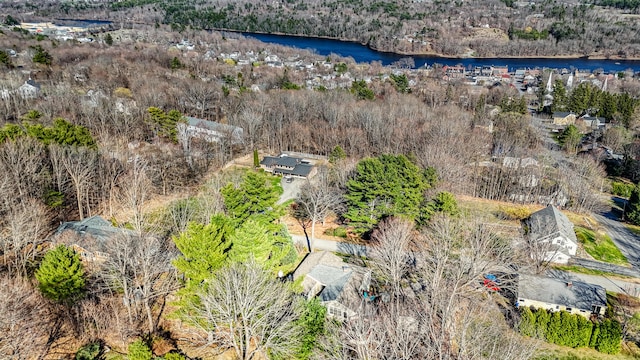 3 The Ledges St, Hallowell, ME 04347 - birds eye view of property with a water view