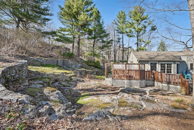 3 The Ledges St, Hallowell, ME 04347 - view of yard with a deck