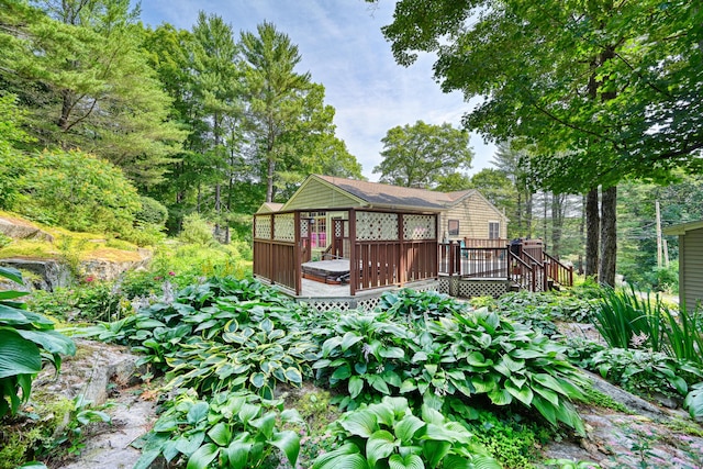 3 The Ledges St, Hallowell, ME 04347 - view of front of property with a deck