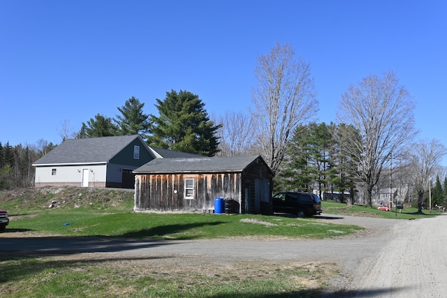 18 Castle Rd, Harmony, ME 04942 - exterior space featuring a yard and driveway