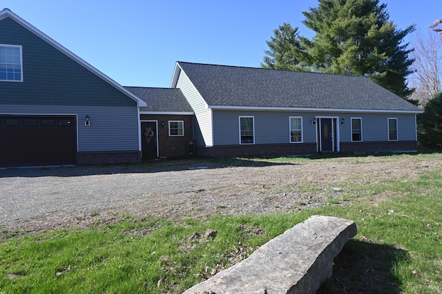 18 Castle Rd, Harmony, ME 04942 - ranch-style house with brick siding