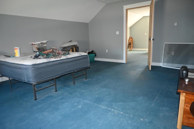 18 Castle Rd, Harmony, ME 04942 - interior space with baseboards and vaulted ceiling