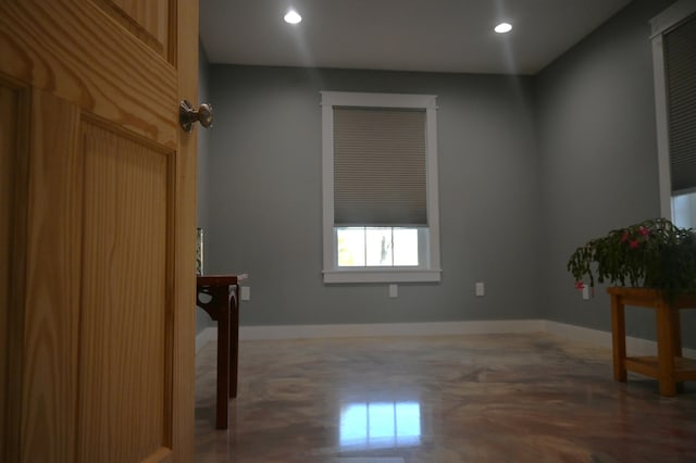 18 Castle Rd, Harmony, ME 04942 - empty room with recessed lighting and baseboards