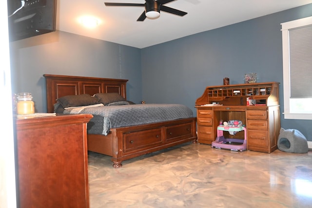 18 Castle Rd, Harmony, ME 04942 - bedroom featuring a ceiling fan