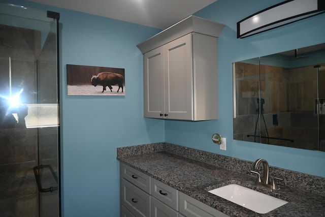 18 Castle Rd, Harmony, ME 04942 - bathroom featuring a shower stall and vanity