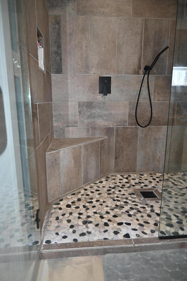 18 Castle Rd, Harmony, ME 04942 - bathroom with tiled shower