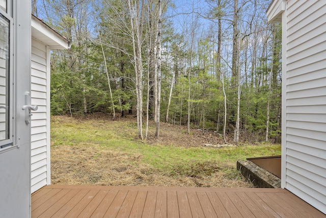 view of deck