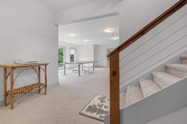 28 Fisher Rd, Newry, ME 04261 - stairway featuring carpet and baseboards