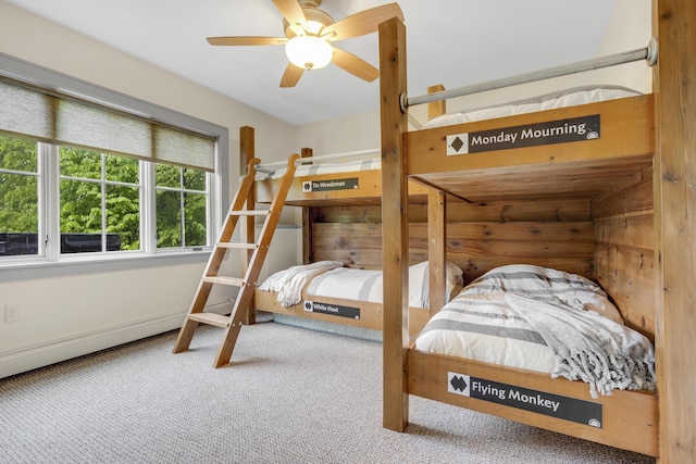 28 Fisher Rd, Newry, ME 04261 - bedroom with carpet and ceiling fan