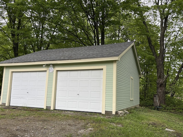111 Town Farm Rd, Farmington, ME 04938 - view of detached garage