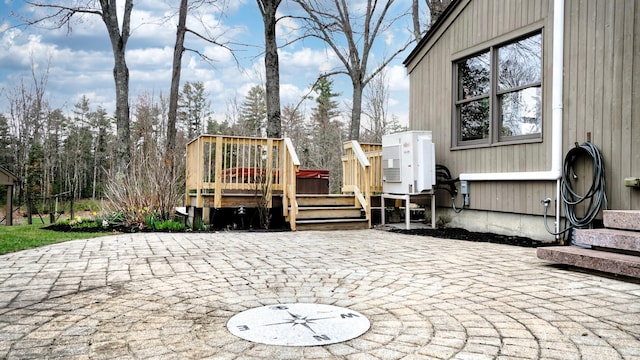 view of patio / terrace featuring a deck