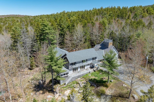 20 Giant Slide Rd, Mount Desert, ME 04660 - view of subject property with a heavily wooded area