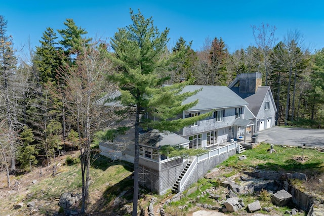 20 Giant Slide Rd, Mount Desert, ME 04660 - view of subject property featuring a heavily wooded area