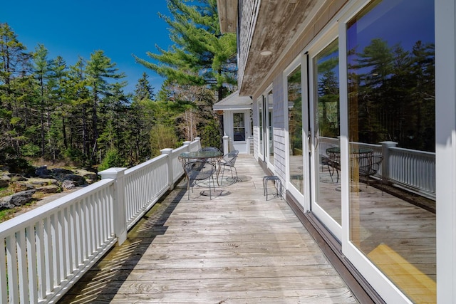 20 Giant Slide Rd, Mount Desert, ME 04660 - view of wooden deck