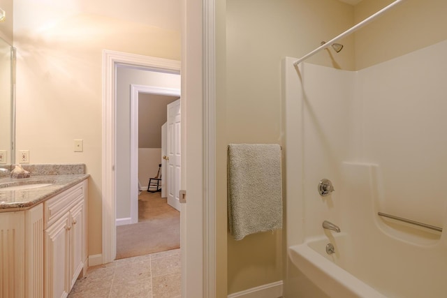 20 Giant Slide Rd, Mount Desert, ME 04660 - full bath featuring shower / washtub combination, vanity, and baseboards