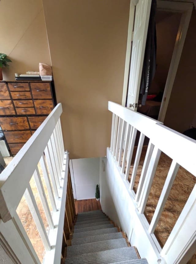 view of staircase
