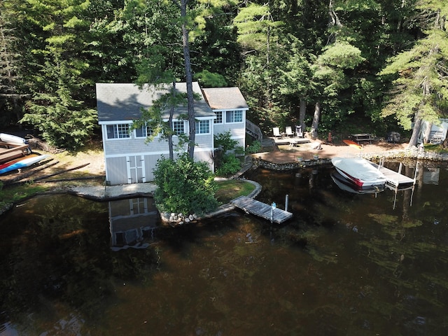 92 Red Gate Ln, Acton, ME 04001 - birds eye view of property with a view of trees