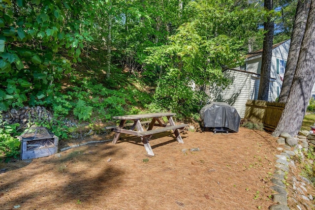 92 Red Gate Ln, Acton, ME 04001 - view of yard featuring fence