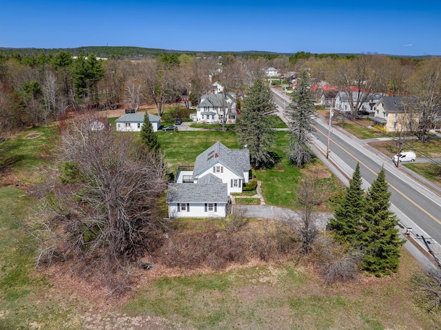bird's eye view featuring a residential view