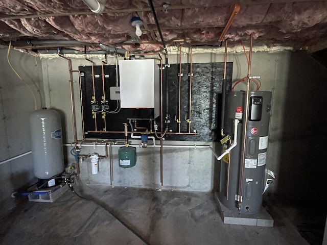 1215 Milton Mills Rd, Acton, ME 04001 - utilities with water heater