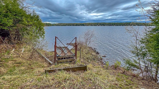 65 Pinecroft Rd, Harrison, ME 04040 - dock area featuring a water view
