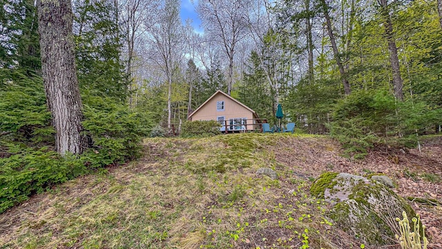 65 Pinecroft Rd, Harrison, ME 04040 - view of yard with a view of trees