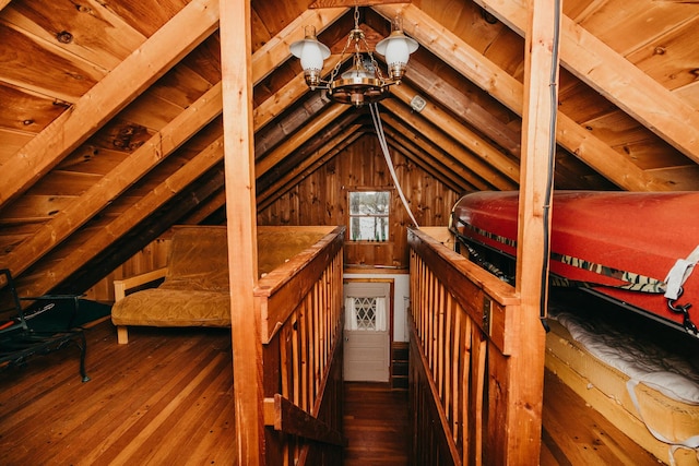 65 Pinecroft Rd, Harrison, ME 04040 - view of unfinished attic