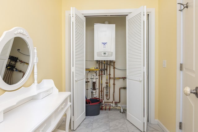 7 Berry Ln Unit 101, Biddeford, ME 04005 - utility room with water heater