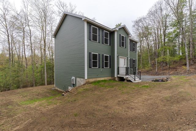 view of front of property