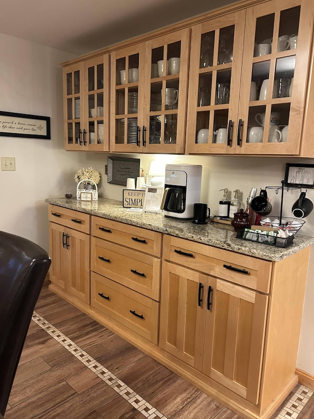 208 N Caribou Rd, Presque Isle, ME 04769 - bar featuring dark wood-type flooring