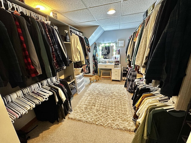 208 N Caribou Rd, Presque Isle, ME 04769 - spacious closet featuring carpet flooring and a drop ceiling