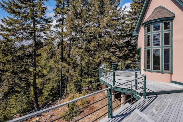 view of deck