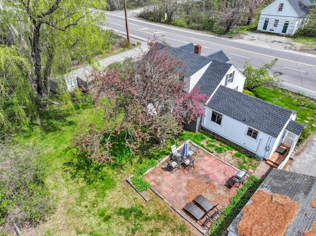 view from above of property