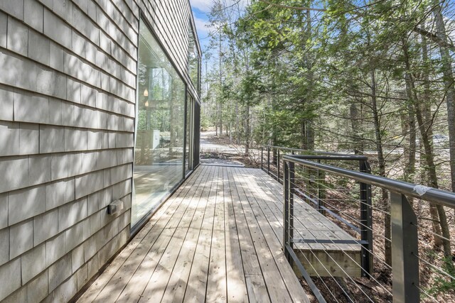 27 Carter Dr, West Bath, ME 04530 - view of wooden terrace