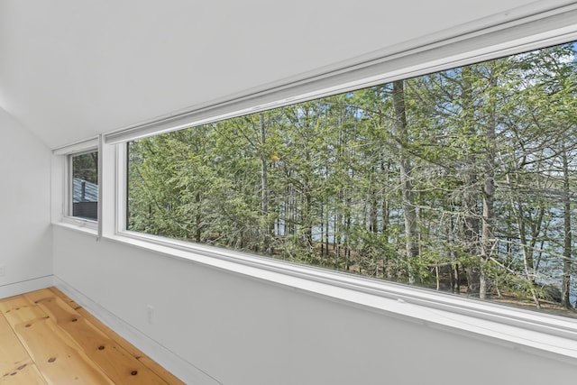27 Carter Dr, West Bath, ME 04530 - interior space with baseboards and wood finished floors