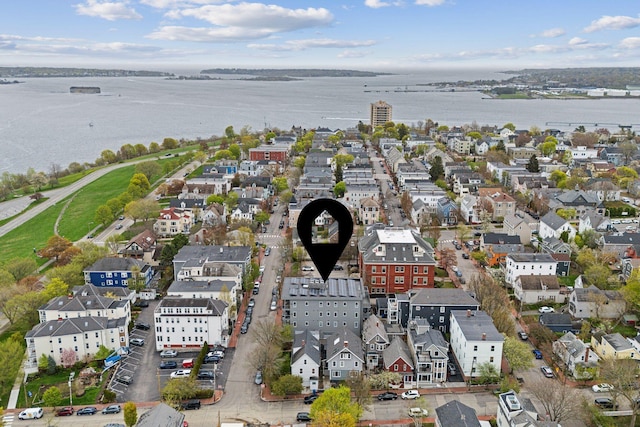 130 Morning St Unit 3A, Portland, ME 04101 - aerial view of residential area with a large body of water