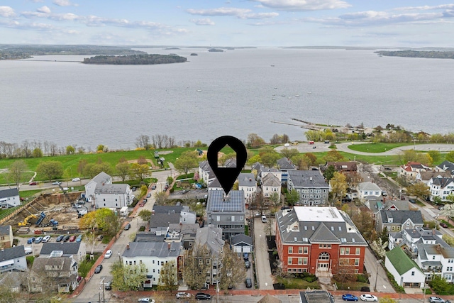 130 Morning St Unit 3A, Portland, ME 04101 - aerial view of residential area with a large body of water