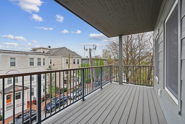 130 Morning St Unit 3A, Portland, ME 04101 - balcony with a residential view