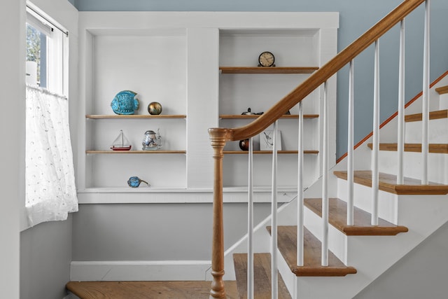 37 Harpswell Islands Rd, Harpswell, ME 04079 - stairs featuring baseboards