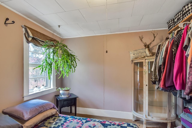 405 Pond Rd, Sidney, ME 04330 - bedroom with baseboards and ornamental molding