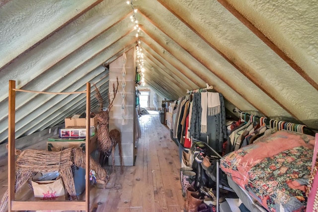 405 Pond Rd, Sidney, ME 04330 - view of unfinished attic